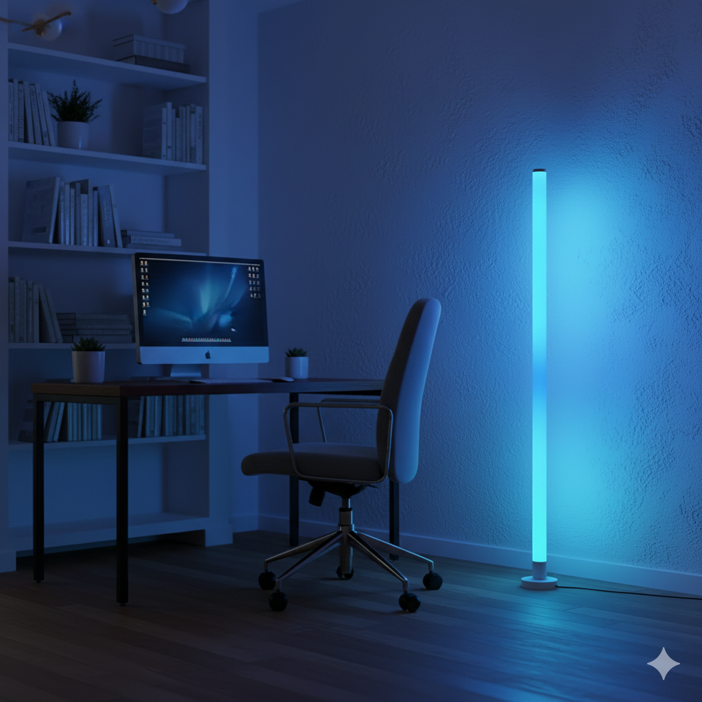 Lampadaire LED d'ambiance RGB