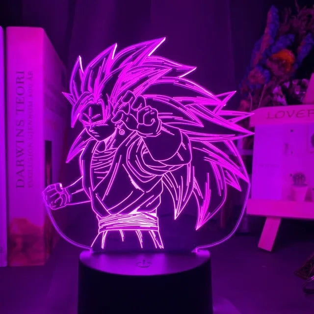 LED 3D Dragon Ball Z - Goku SSJ3