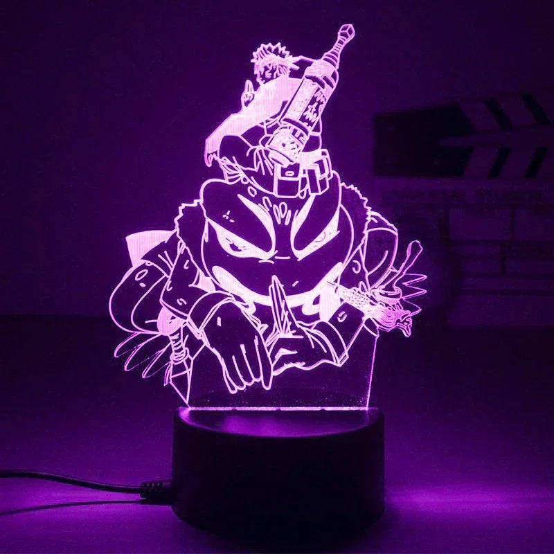 LED 3D Naruto - Naruto et Gamabunta