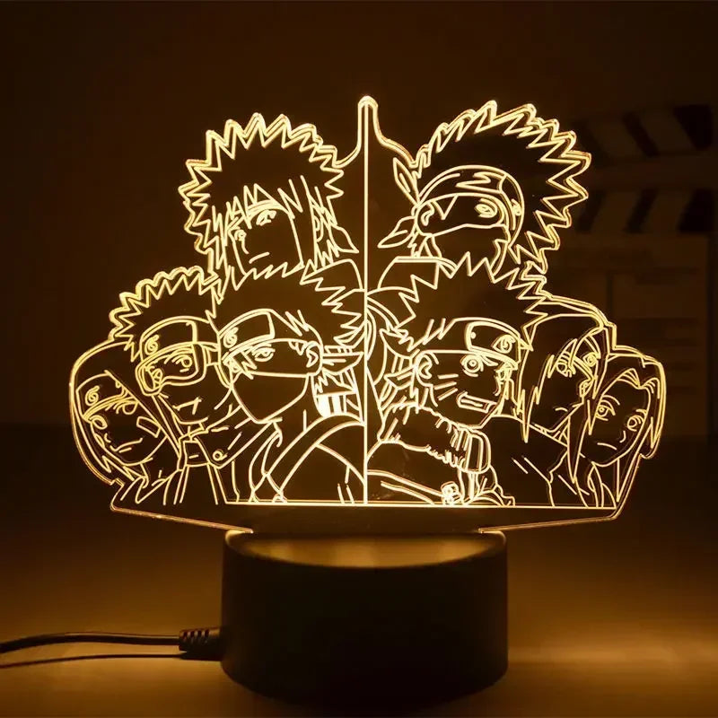 LED 3D Naruto - Passé Présent