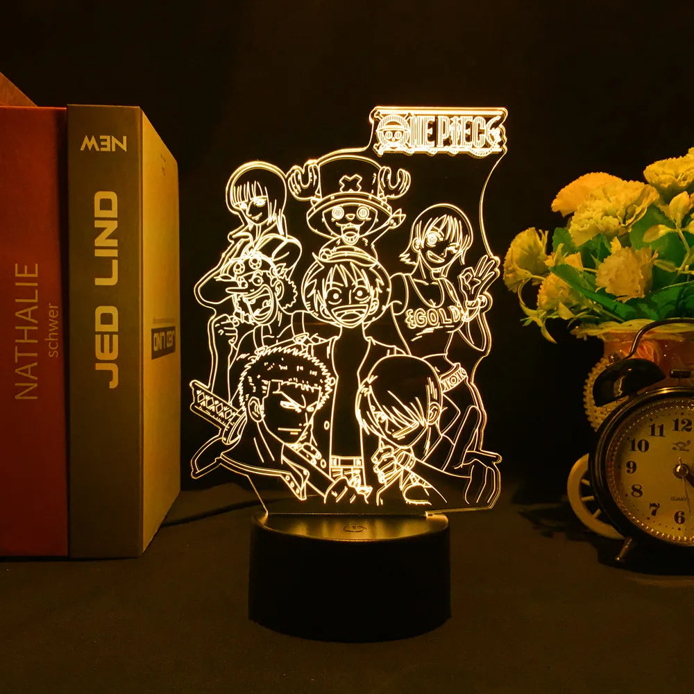 LED 3D One Piece - Équipage complet