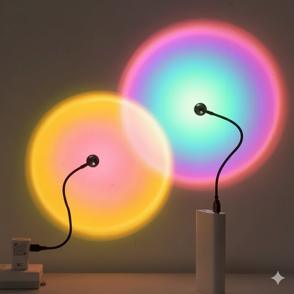 Lampe LED coucher de soleil