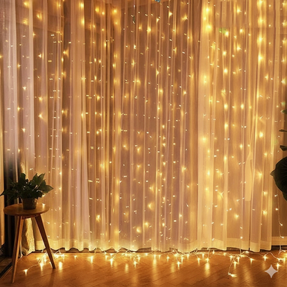 Guirlande LED rideaux