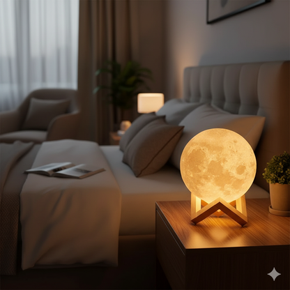 Lampe LED lune
