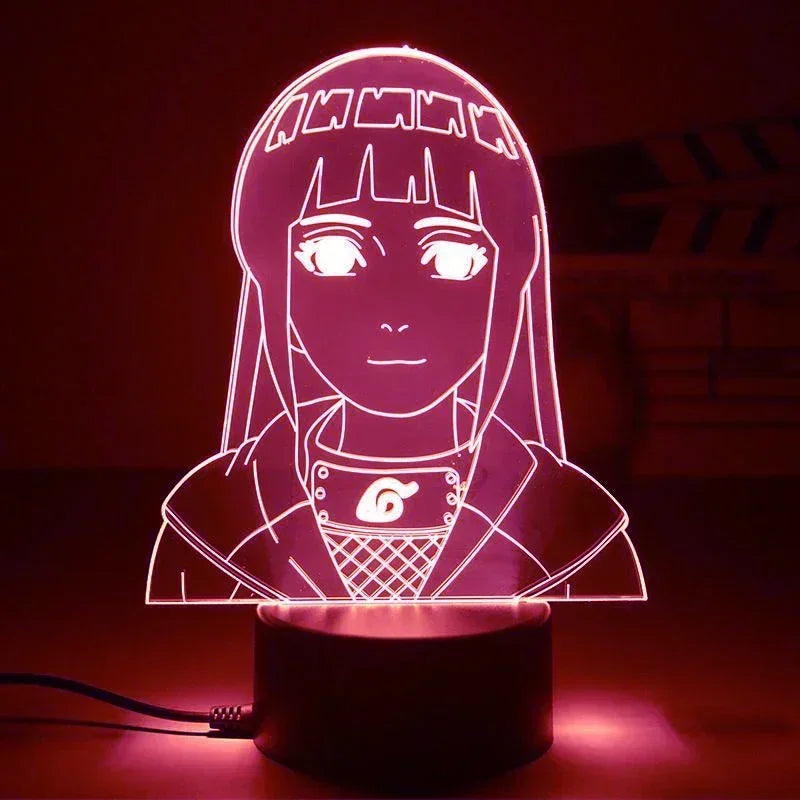 LED 3D Naruto - Hinata