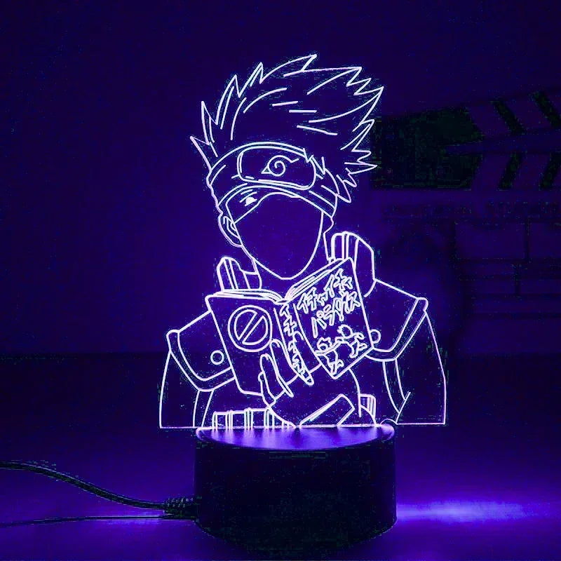 LED 3D Naruto - Kakashi livre