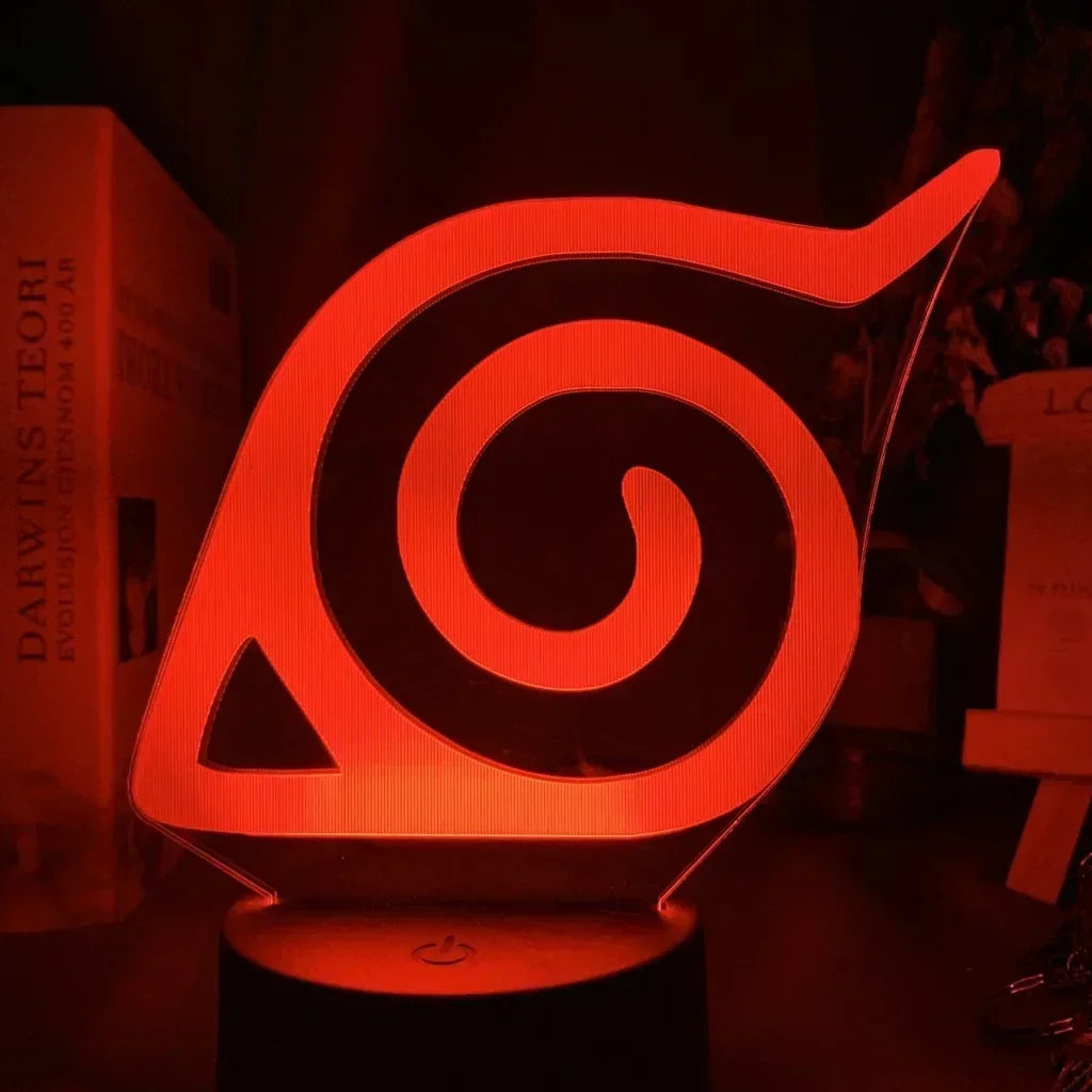 LED 3D Naruto - Konoha