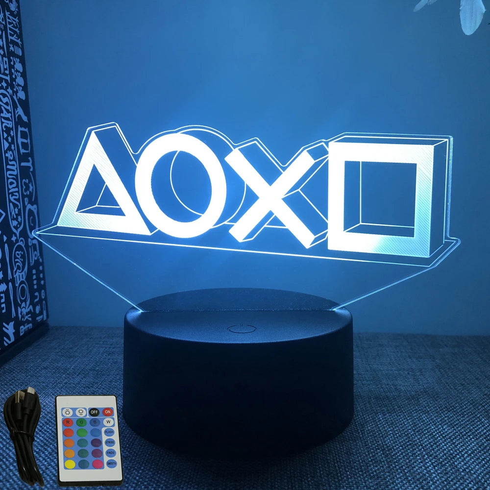 Lampe 3D LED - Logo Playstation