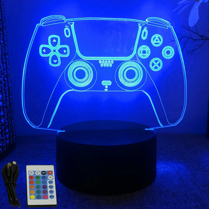 Lampe 3D LED - Manette Playstation