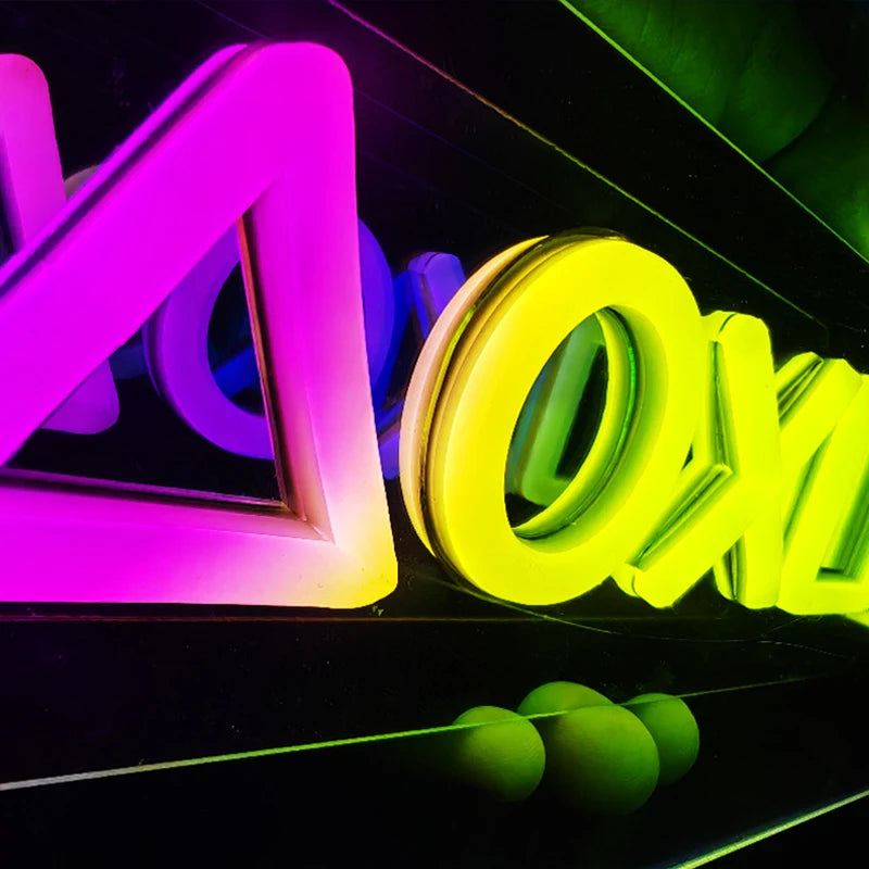 Logo Playstation led - 3D