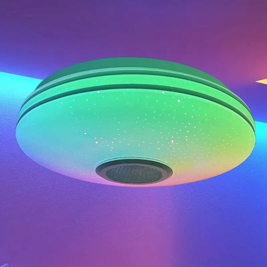 Plafonnier LED avec haut-parleur